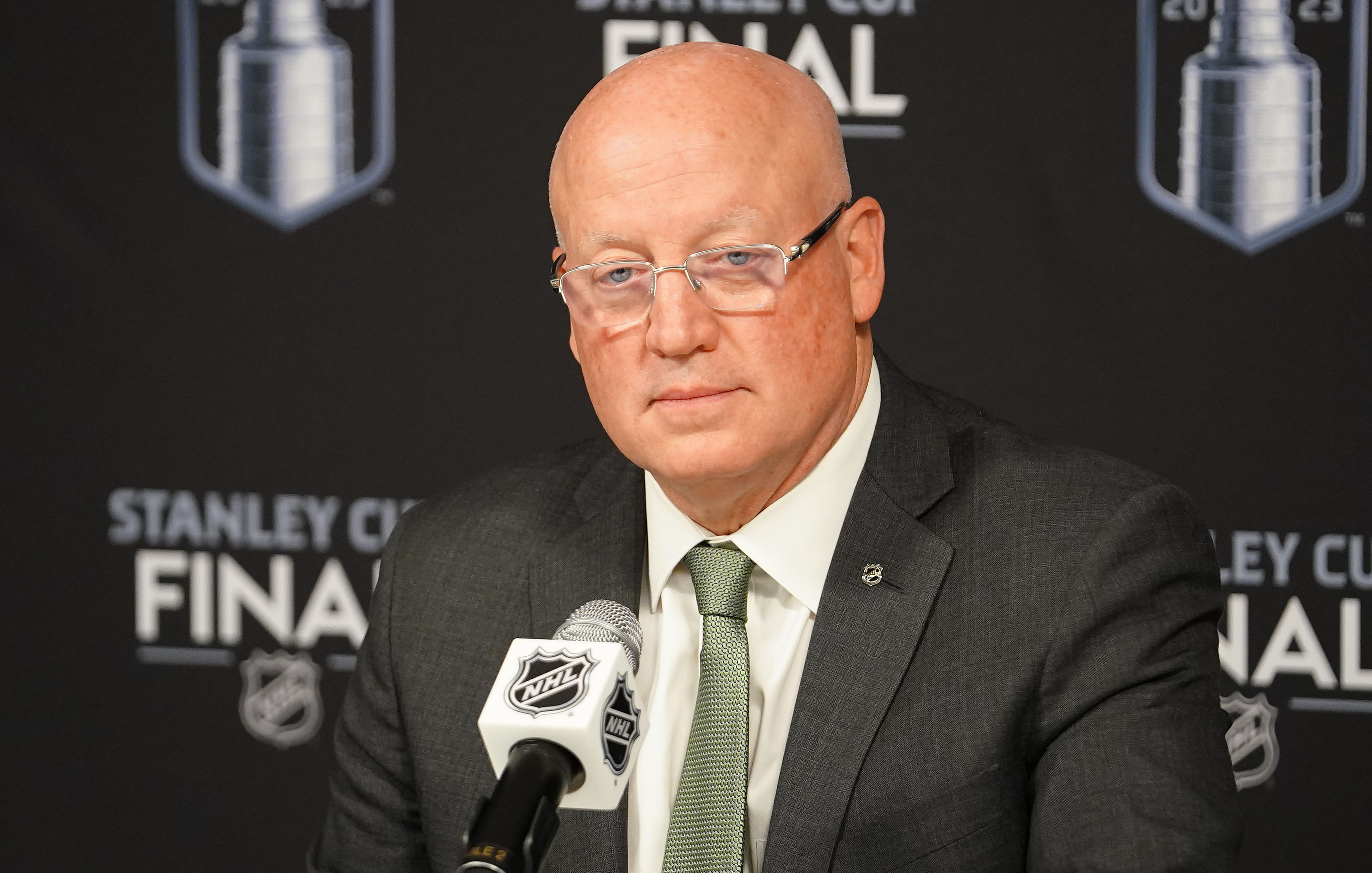 Bill Daly addressed the draft concerns (Imagn)